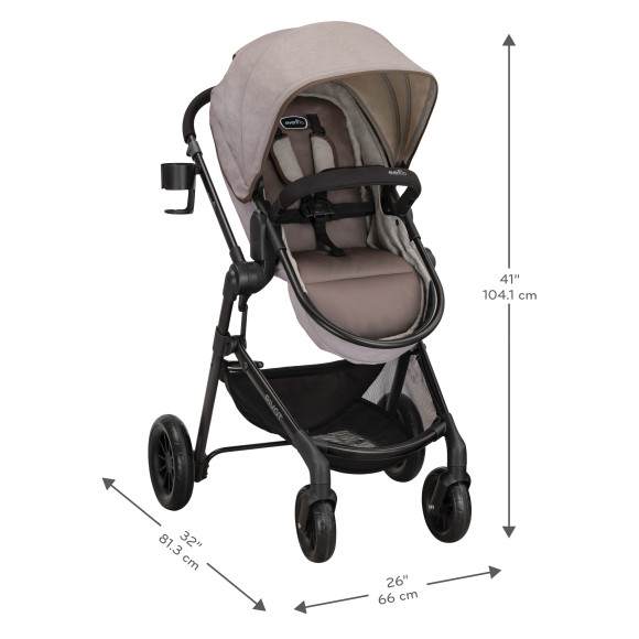 Pivot Modular Travel System with LiteMax Infant Car Seat Specifications
