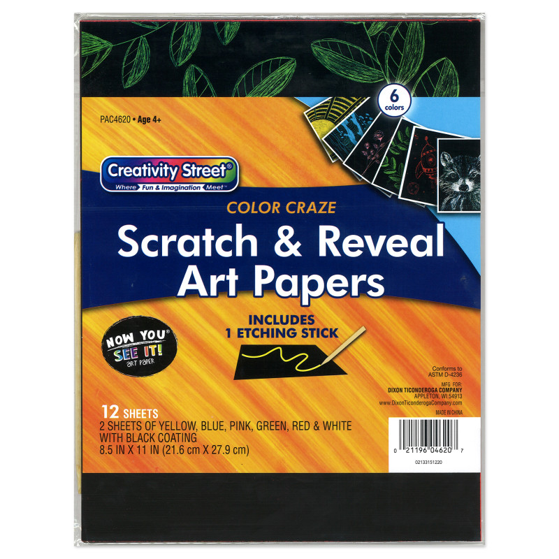 Scratch Art Sheets