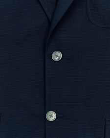 Seersucker Blazer Classic Navy
