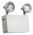 Sure-Lites® HR Series Emergency Lighting Steel 120/277V Incandescent Lamp 2-Lamp White 12-1/4 L x 13.2 H x 4.25 D in.