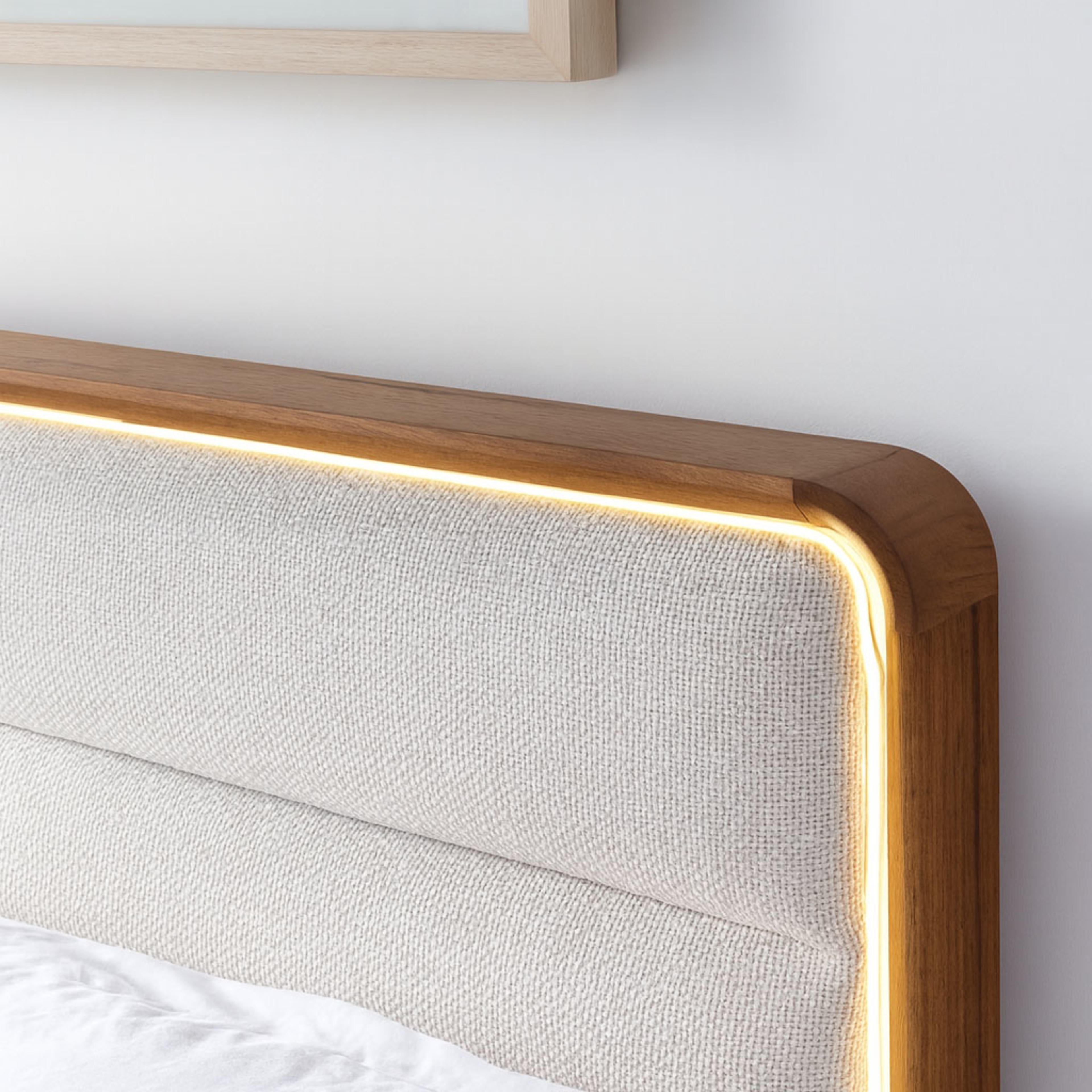 Detail image of the  Broulee Bed Frame, Natural from Forty Winks
