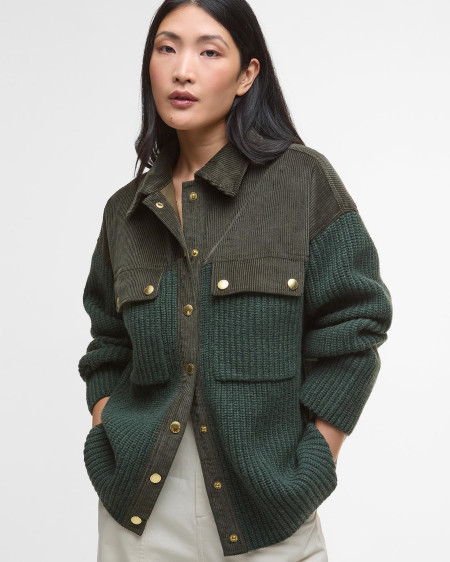 Overshirt lavorata Maxine