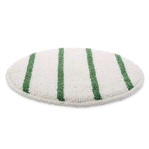 Hillyard, Deep Action, 17", Green/White, Scrubber Blend, Carpet Bonnet