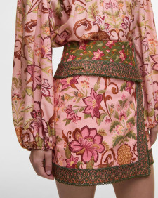 Barbour FARM Rio Thais Mini Skirt Tropical Print