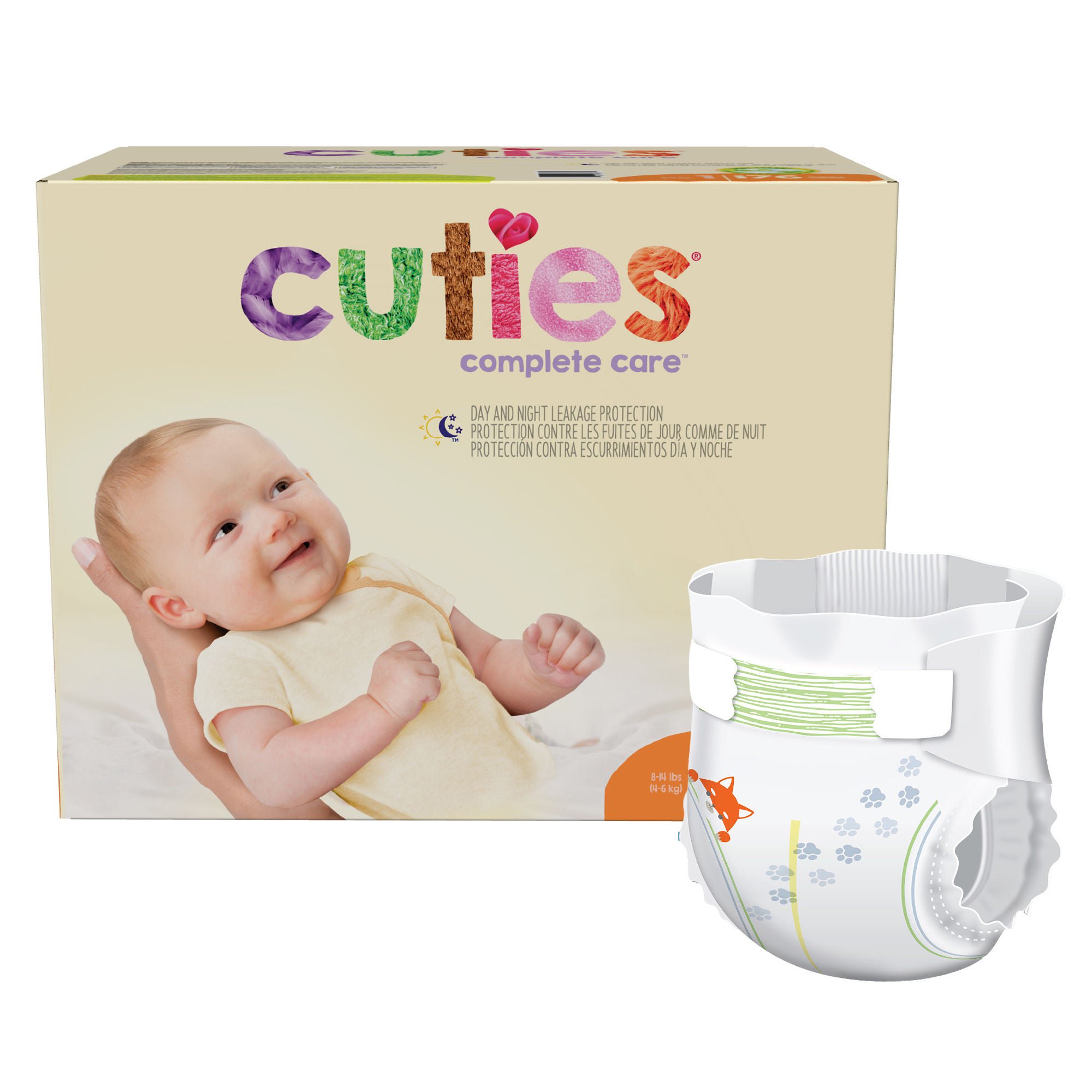 Cuties® Complete Care Diaper, Size 1