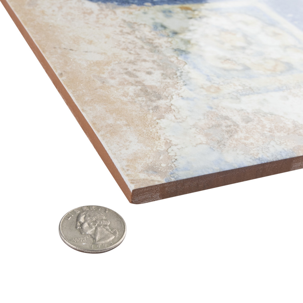 Kings Luxe Heritage Square 17-5/8 in. x 17-5/8 in. Ceramic Floor and Wall Tile