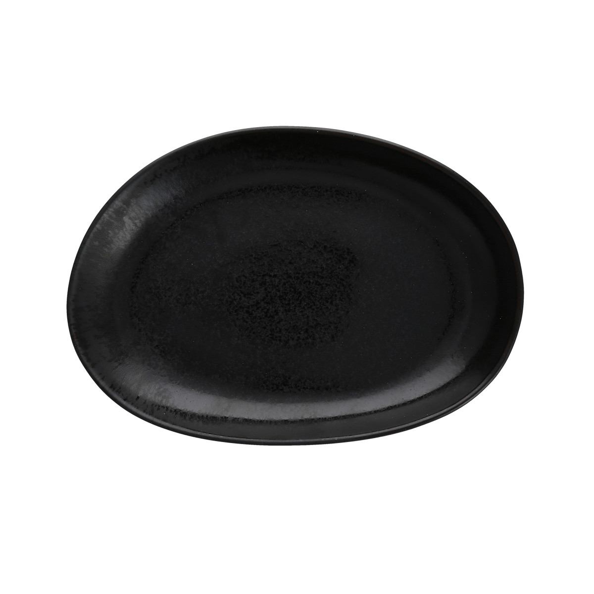 Cairn Midnight Oval Platter 14"