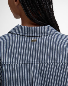 Sonia Striped Relaxed Shirt Navy/Salt Stripe