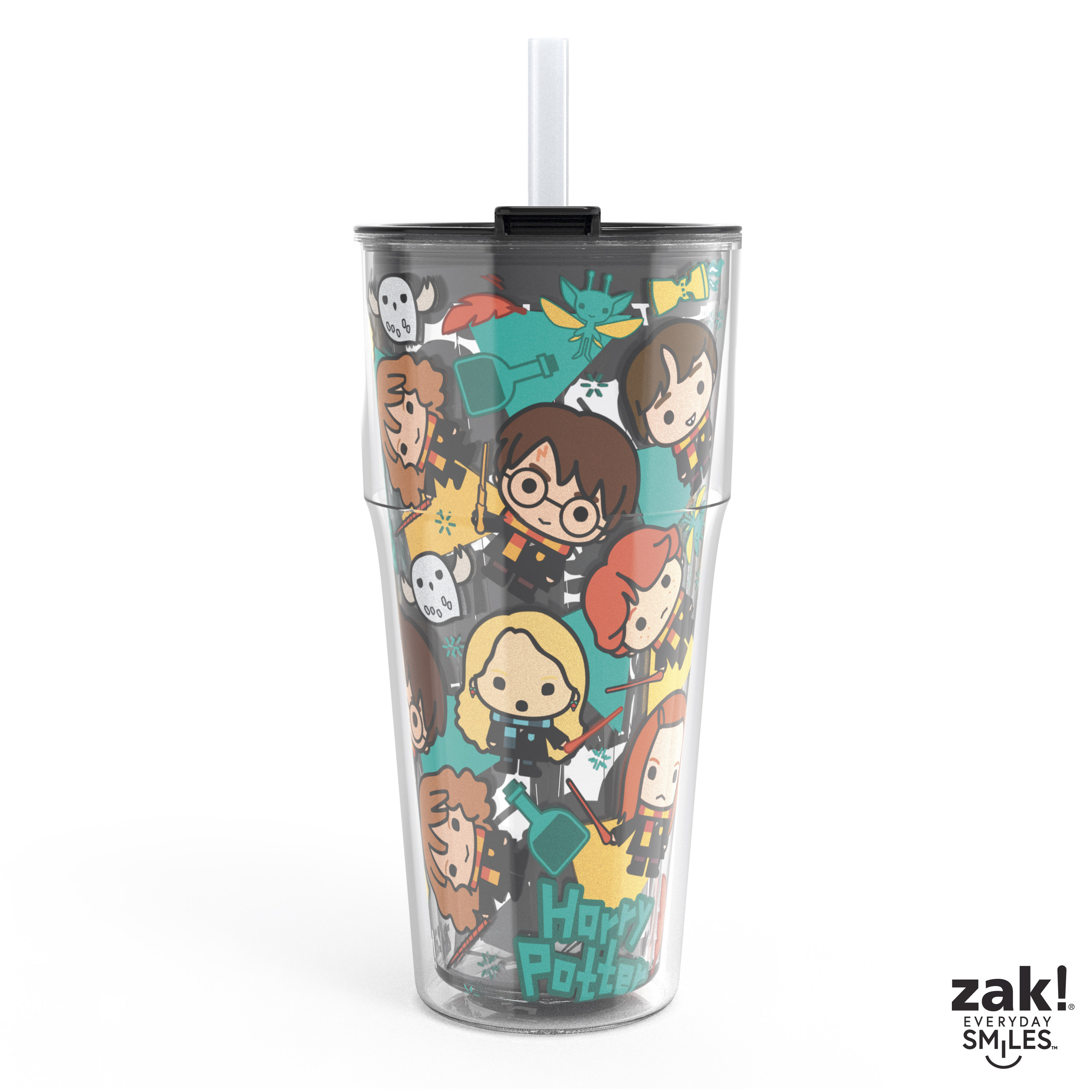 Harry Potter 16 ounce Insulated Tumbler, Harry, Hermione, Ron and Friends slideshow image 4