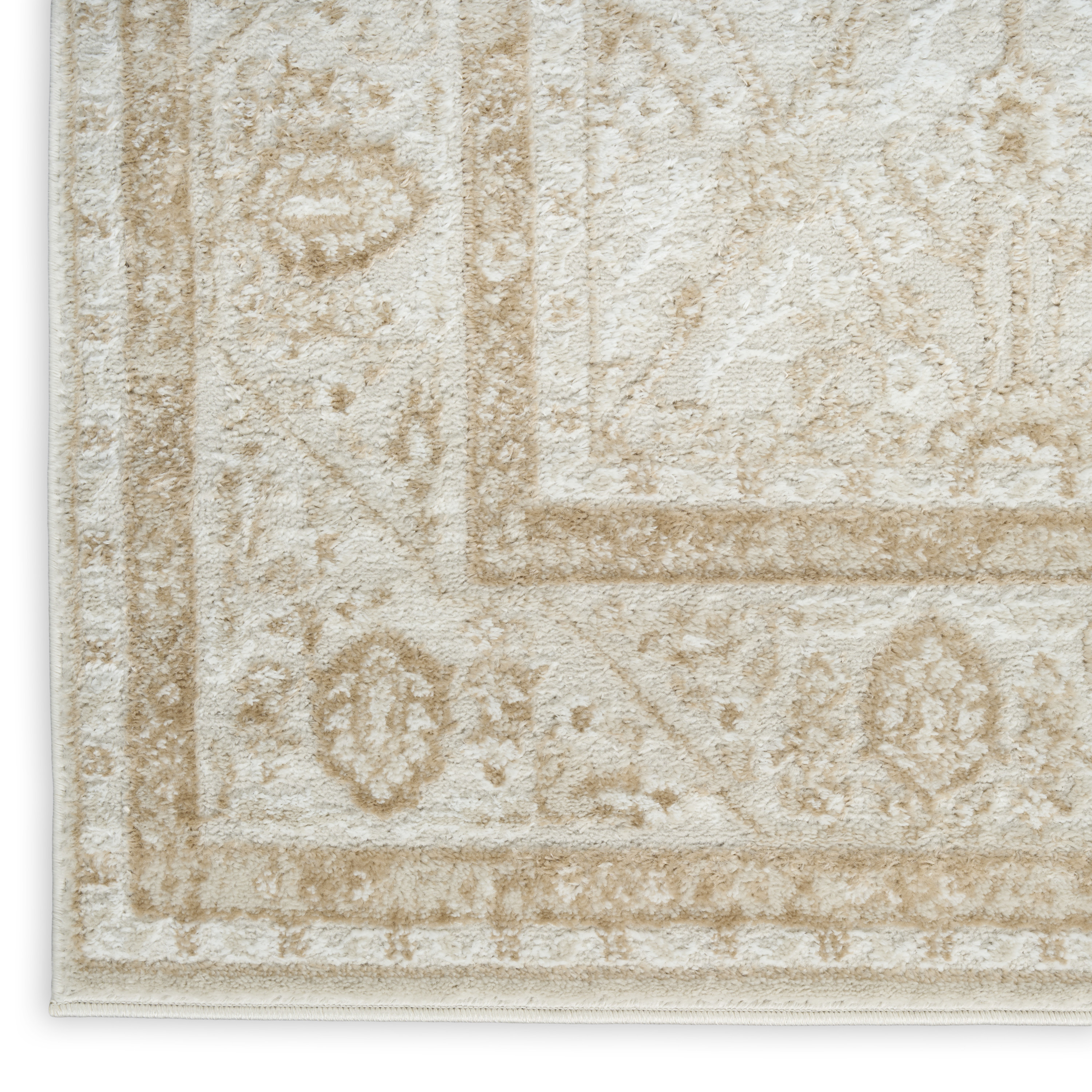 Nourison Dekor 4' x 6' Cream Beige Vintage Indoor Rug