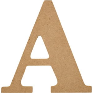 MDF Letter, A, 5 Inch