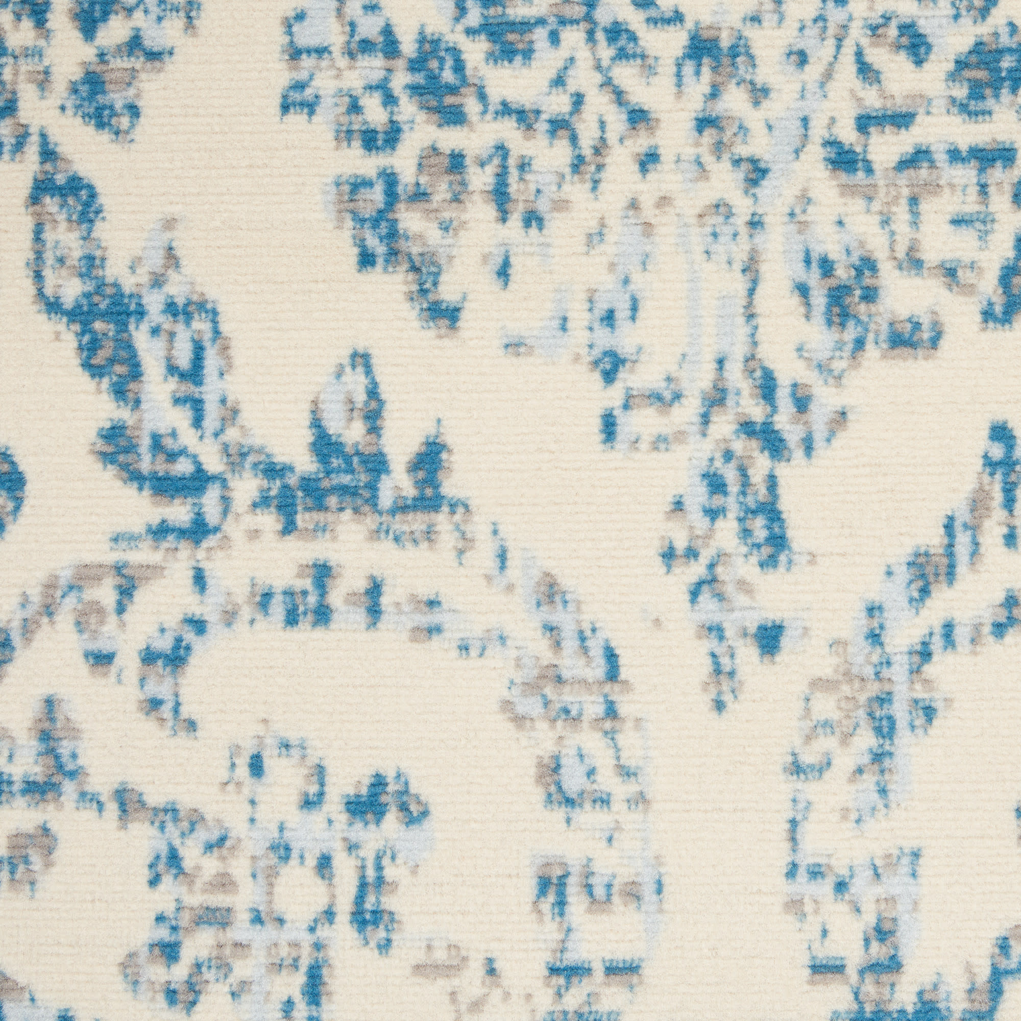 Nourison Jubilant 4' x 6' Ivory Blue Vintage Indoor Rug
