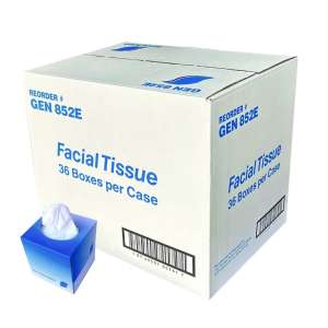 GEN852E, GEN, Facial Tissue, 2 ply, White