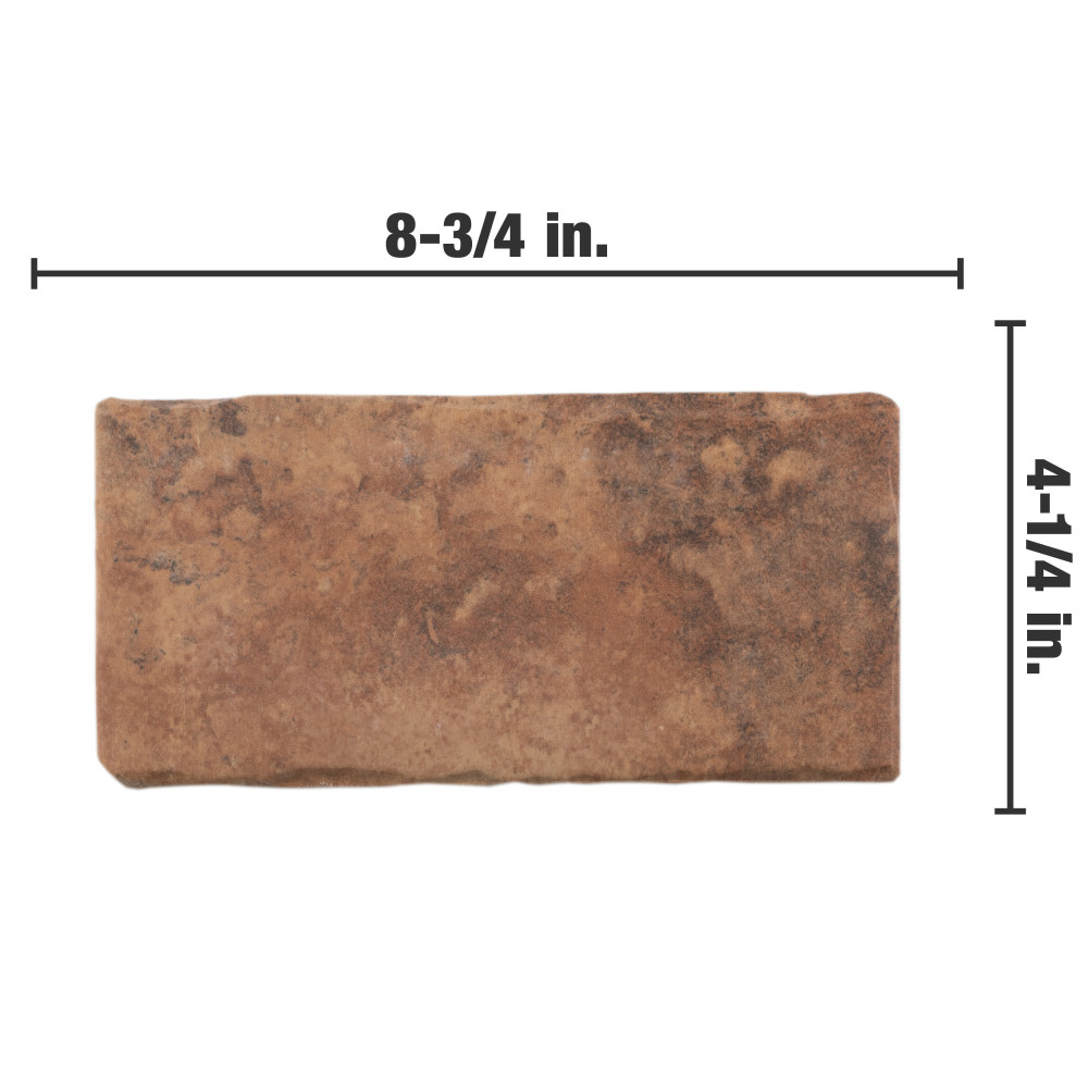 Tech Land Fire 4.25x8.75 Rectangle Porcelain Floor and Wall Digital Pattern