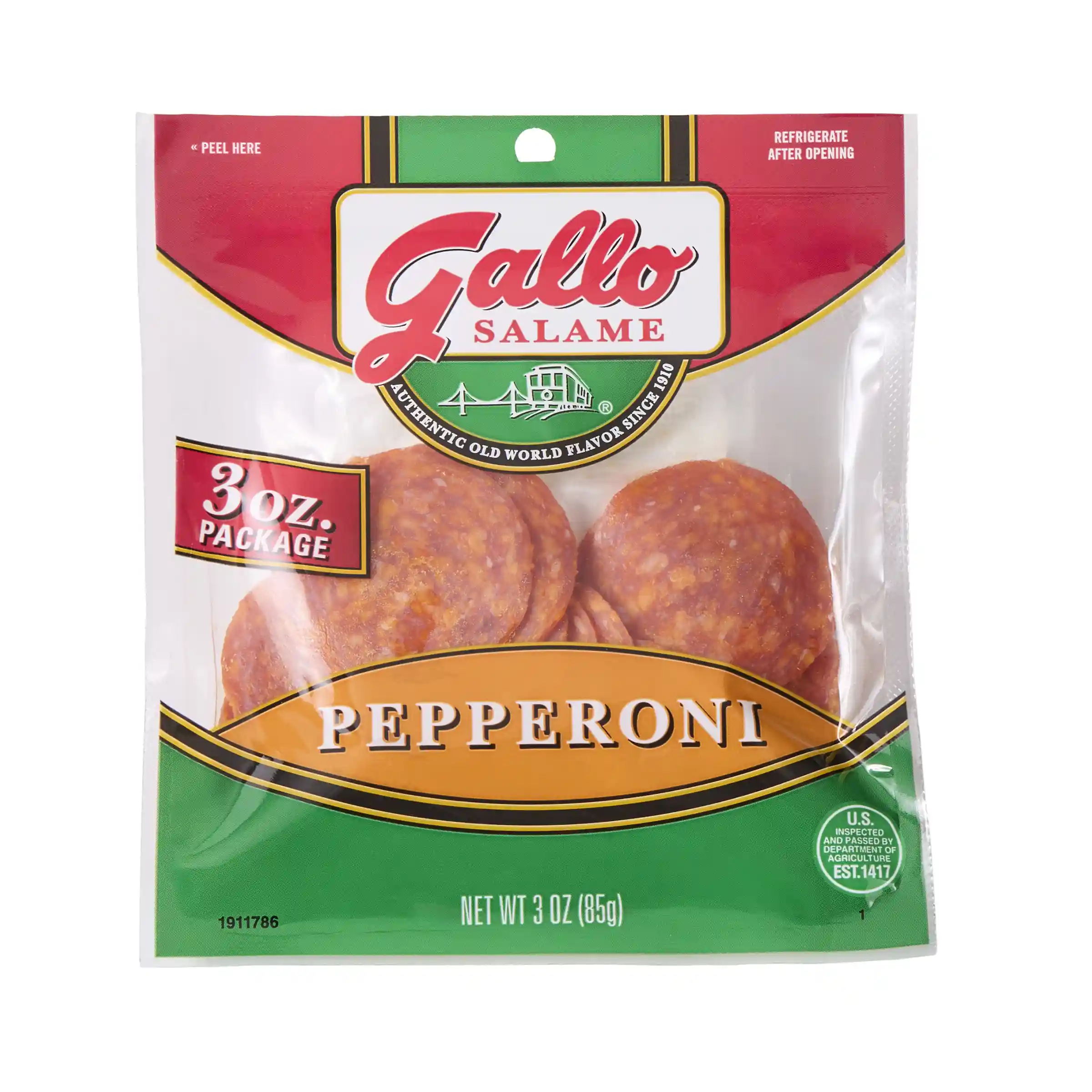 Gallo Salame® Deli Sliced Pepperoni, 3 oz. _image_2
