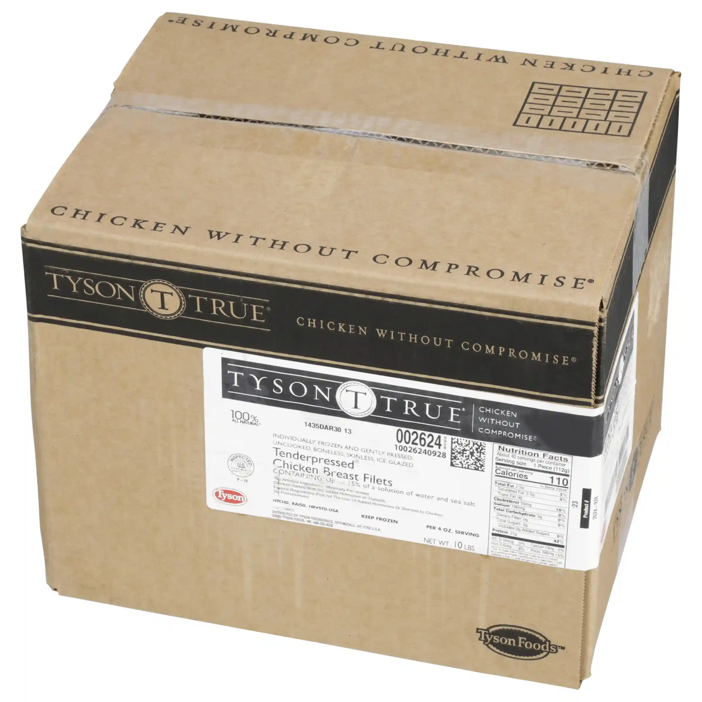 Tyson True® Tenderpressed® IF Unbreaded Boneless Skinless Chicken Breast Filets, 4 oz._image_5