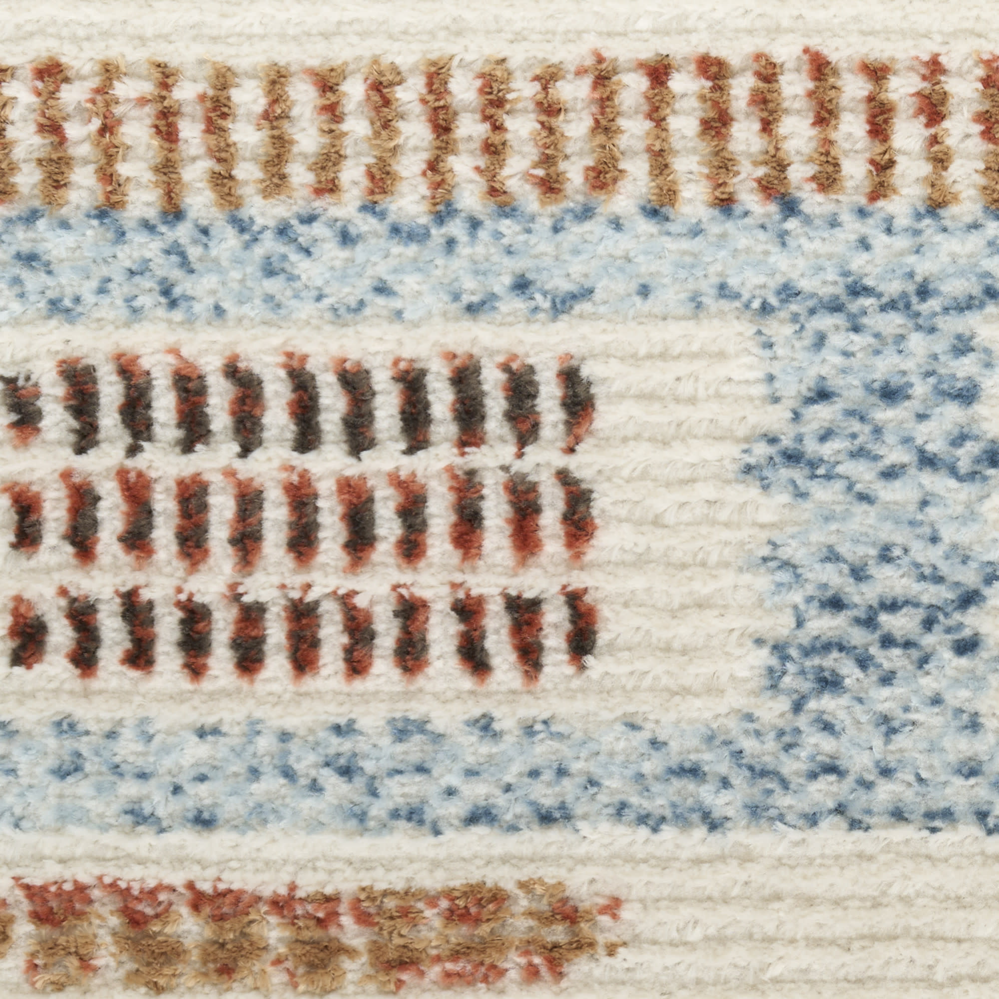 Nourison Nordic 8' x 10' Ivory Rust Modern Indoor Rug