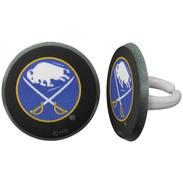 NHL® Team Puck Cupcake Rings