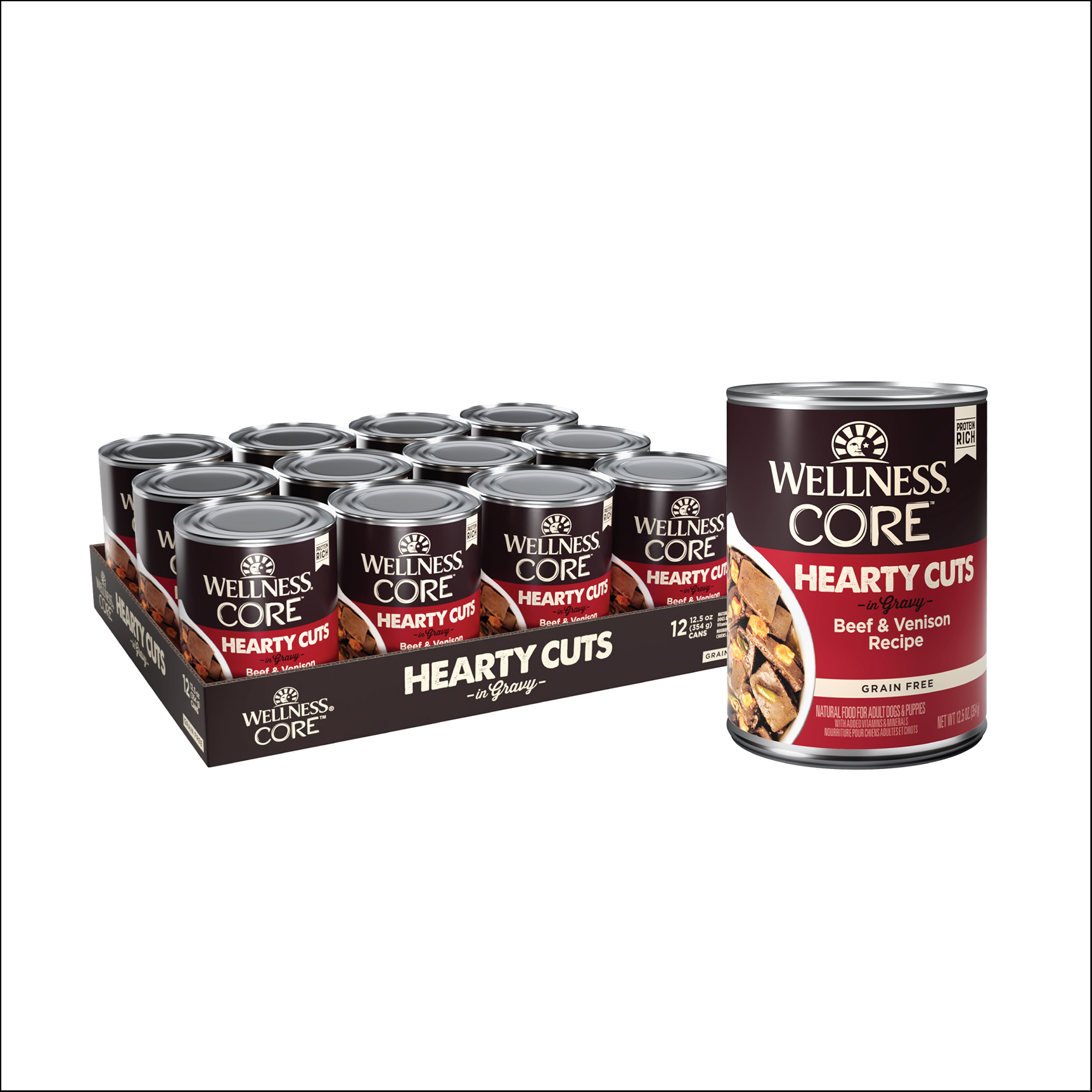 Wellness CORE Hearty Cuts Beef & Venison