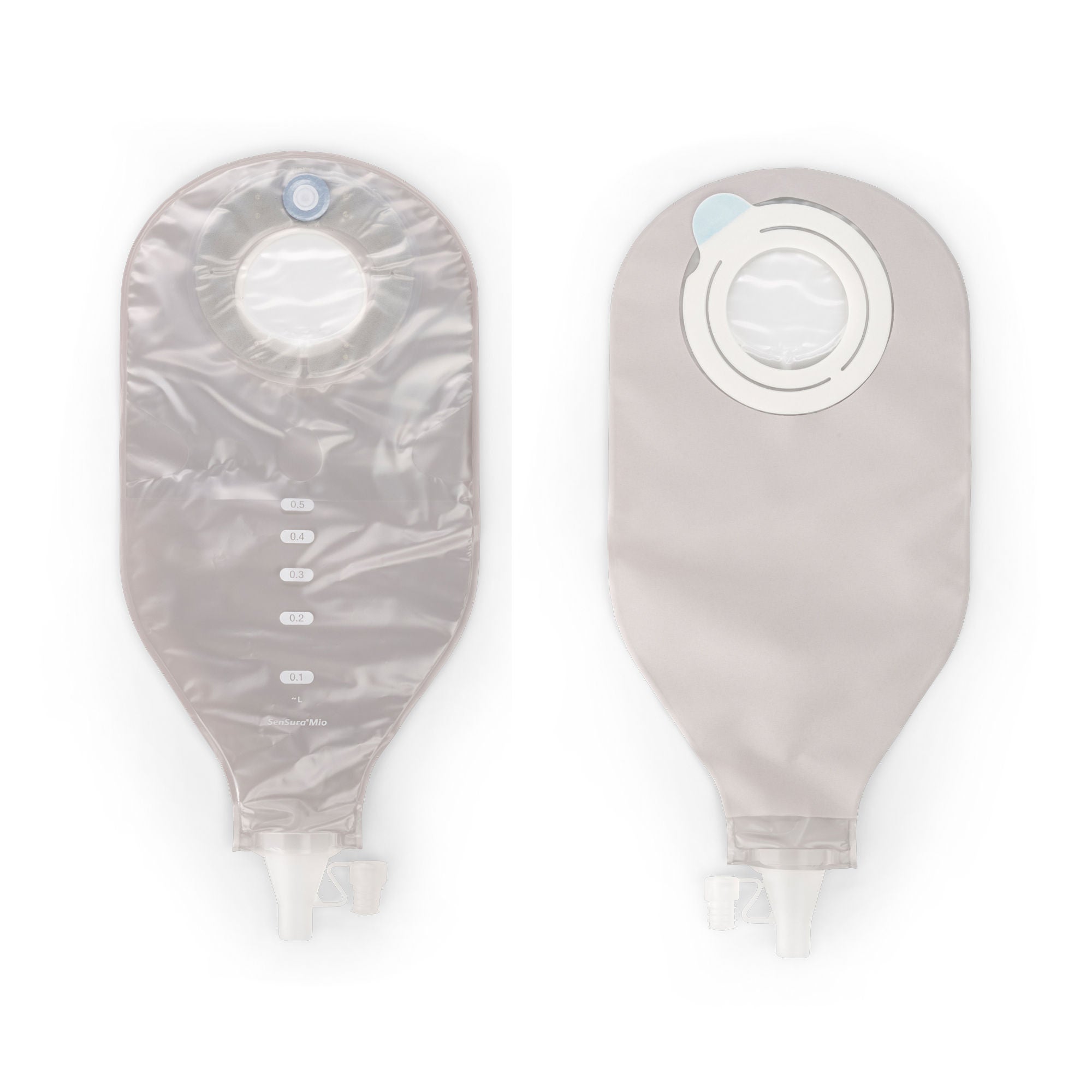 SenSura® Mio Flex High Output 2-Piece Transparent Ileostomy Pouch, Red Match