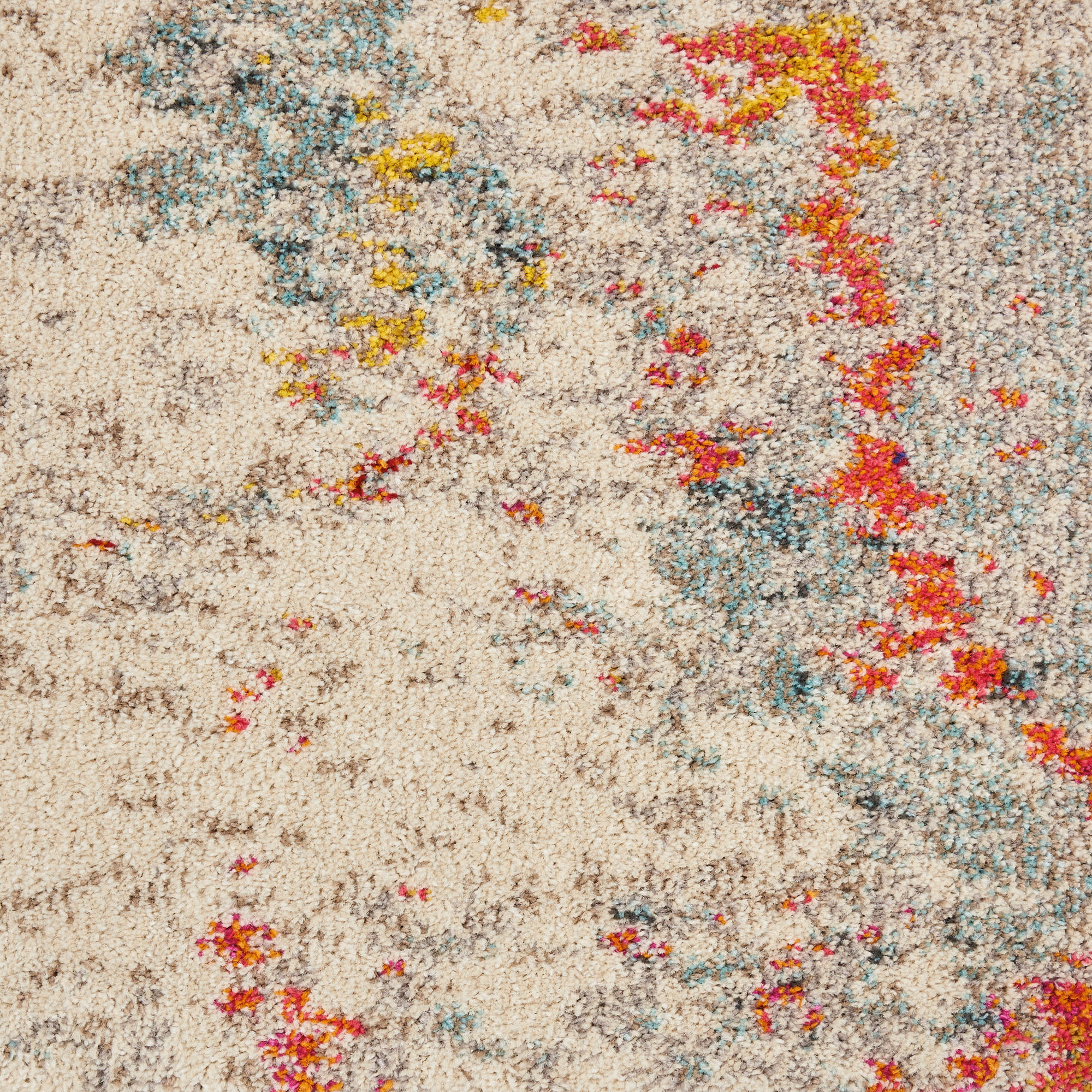 Nourison Celestial 9' x 12' Ivory Multicolor Modern & Contemporary Indoor Rug
