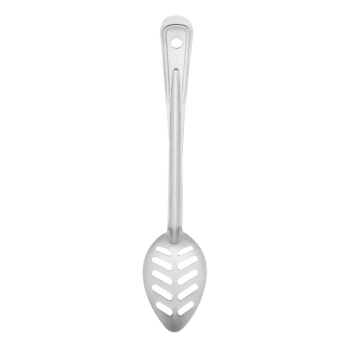 13-inch slotted stainless steel spoon