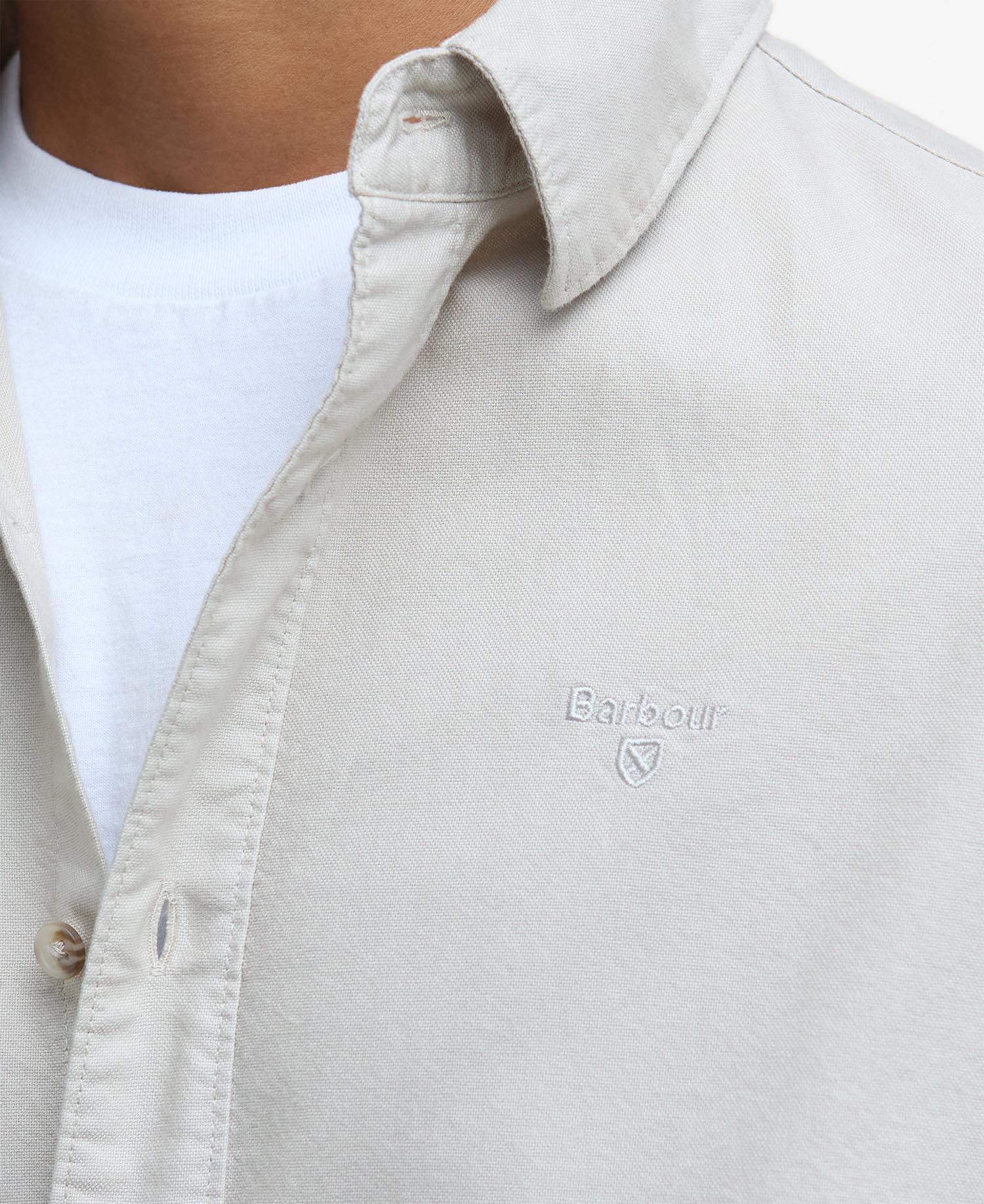 Garment Dyed Oxford Relaxed Long-Sleeved Shirt image number 4