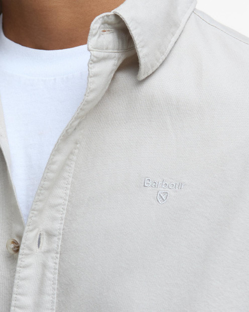 Garment Dyed Oxford Relaxed Long-Sleeved Shirt Mist