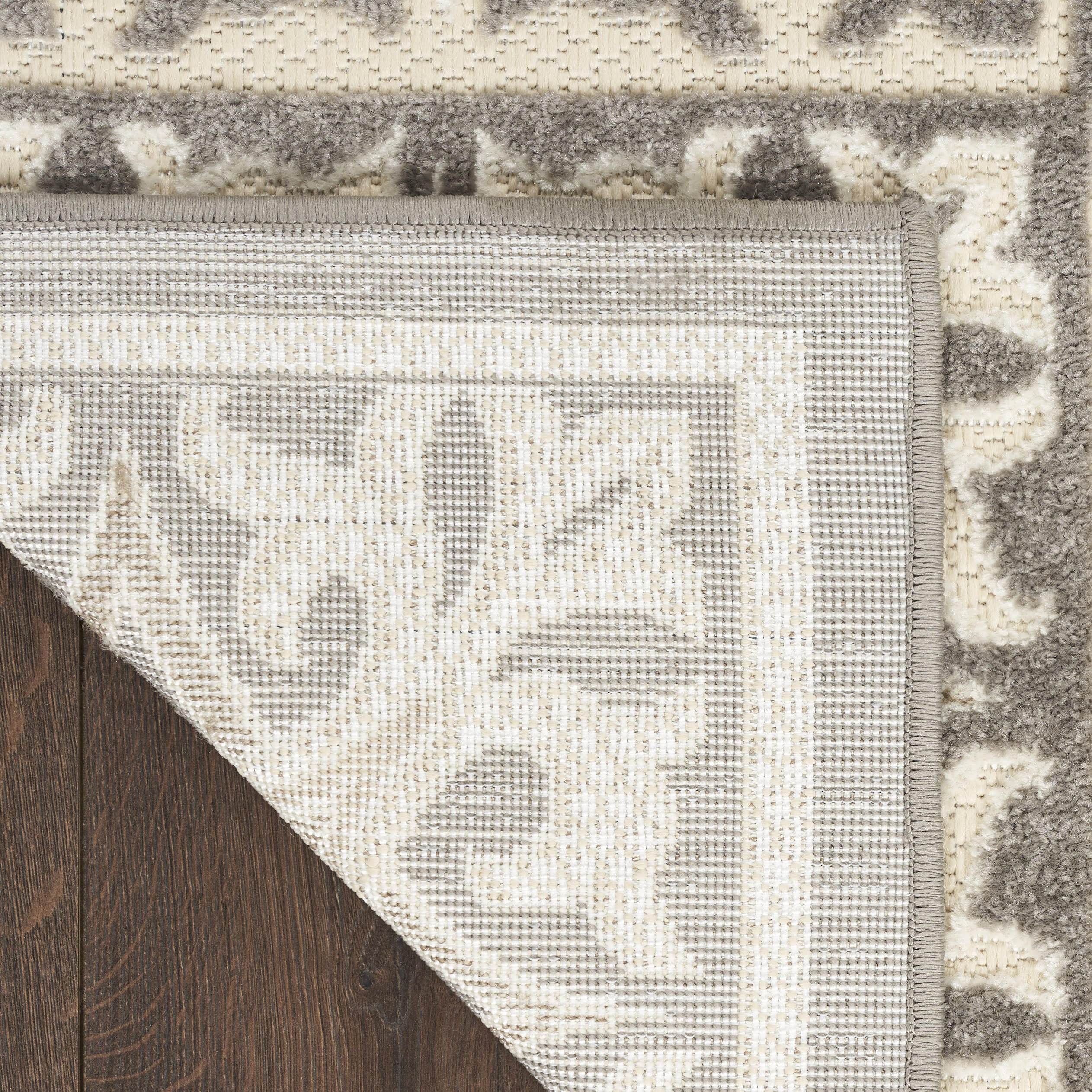 Nourison Aloha 9' x 12' Ivory Grey Contemporary Rug