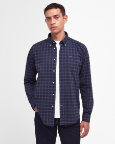 Lomond Tailored Long-Sleeved Shirt Midnight Tartan