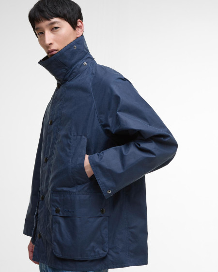 Oversized Bedale Waxed Jacket