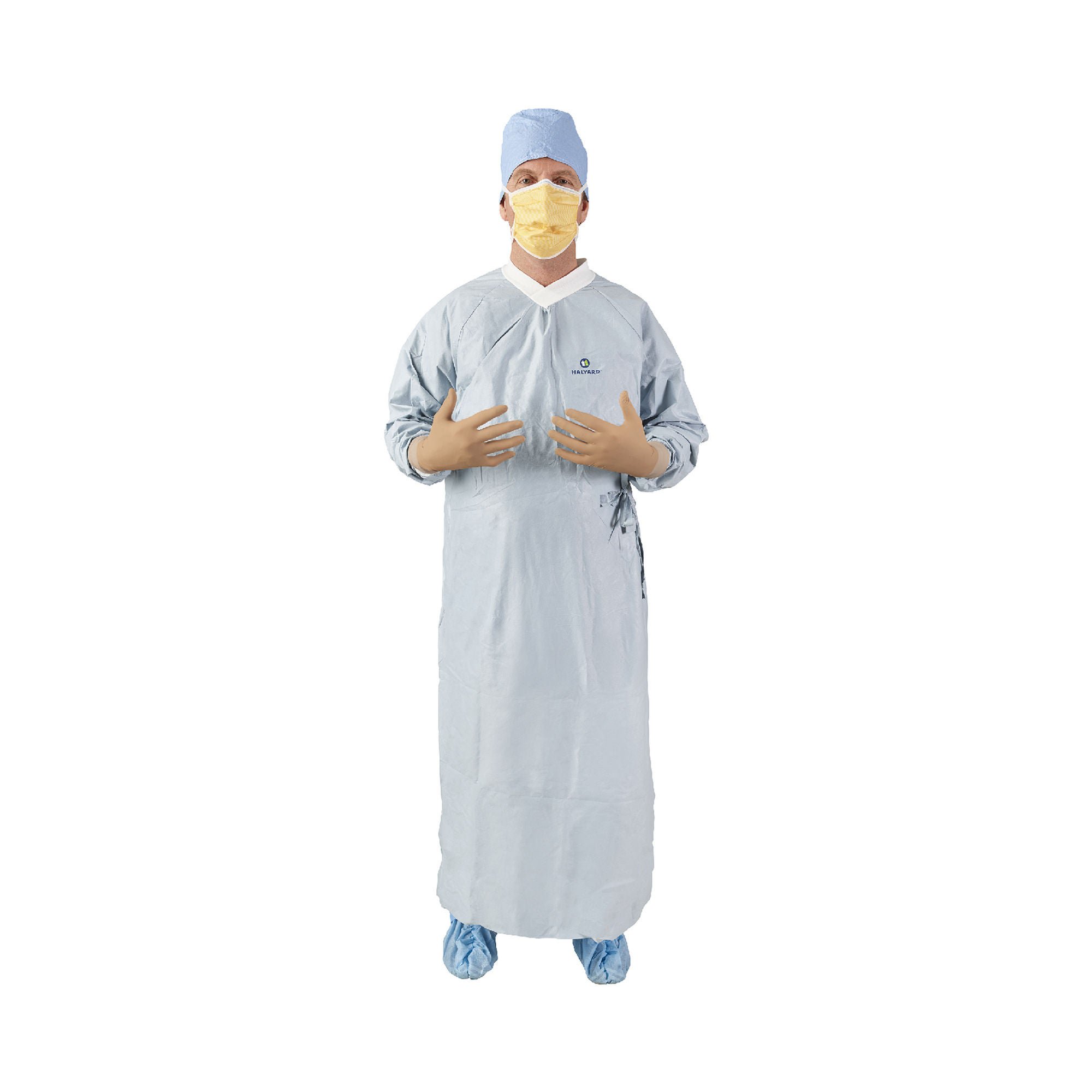 Aero Chrome Surgical Gown with Towel, X-Large
