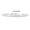 12 ¾-inch Wear-Ever® domed aluminum cover with satin finish and dipped handle