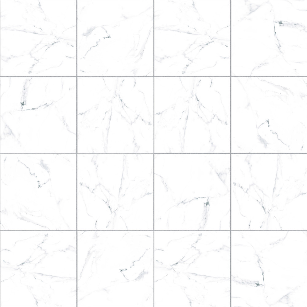 Timeless Calacatta 9-3/4 in. x 9-3/4 in. Porcelain Floor and Wall Tile