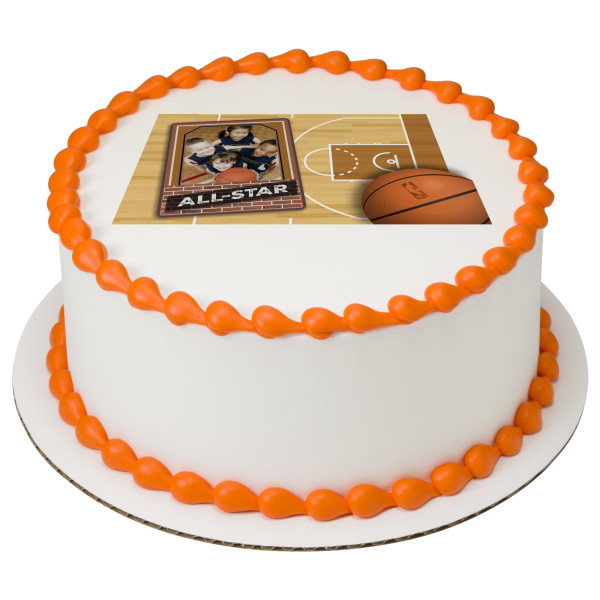 NBA All-Star Court PhotoCake® Edible Image® Frame