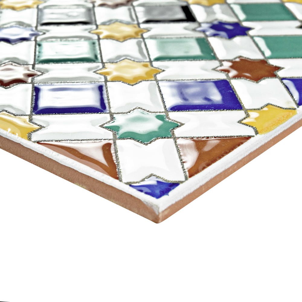 Sevillano Giralda 7-7/8 in. x 7-7/8 in. Ceramic Wall Tile