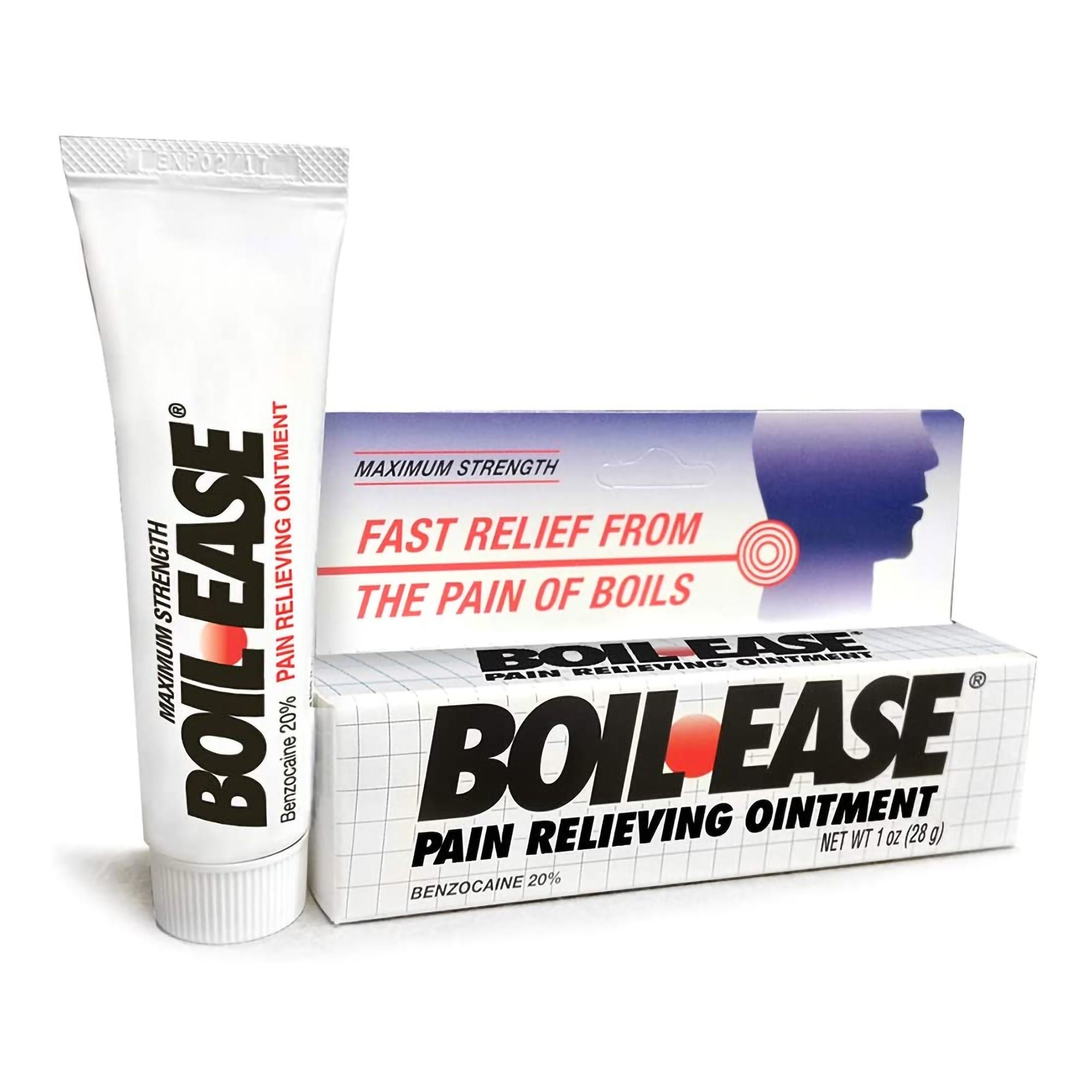 Boil Ease® Benzocaine Topical Pain Relief, 1-ounce Tube