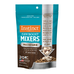 Raw Boost Mixers Multivitamin for Adult Dogs Freeze-Dried Food Topper