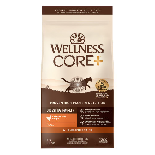 Wellness CORE+ Digestive Health Chicken Front packaging