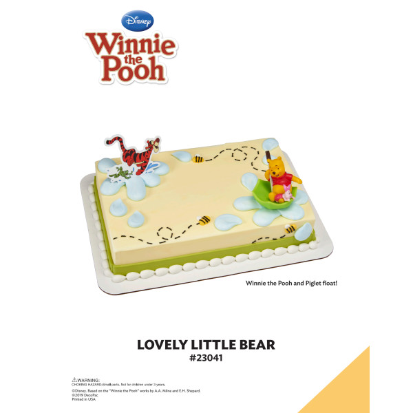 Winnie the Pooh Lovely Little Bear The Magic of Cakes® Icing Only Page