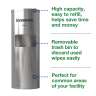 Tork, Everwipe® Wet Wipe Stand with Built-In Trash Bin, Stainless Steel