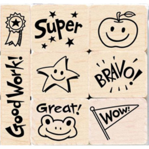 Big 'n' Little Bravo For Teacher, Set of 8