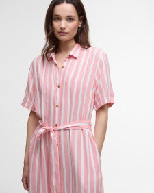 Adelaide Maxi Dress Coral Stripe