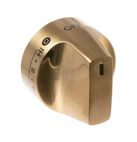 KNOB AND GRAPHICS ASSEMBLY - BRUSHED BRASS