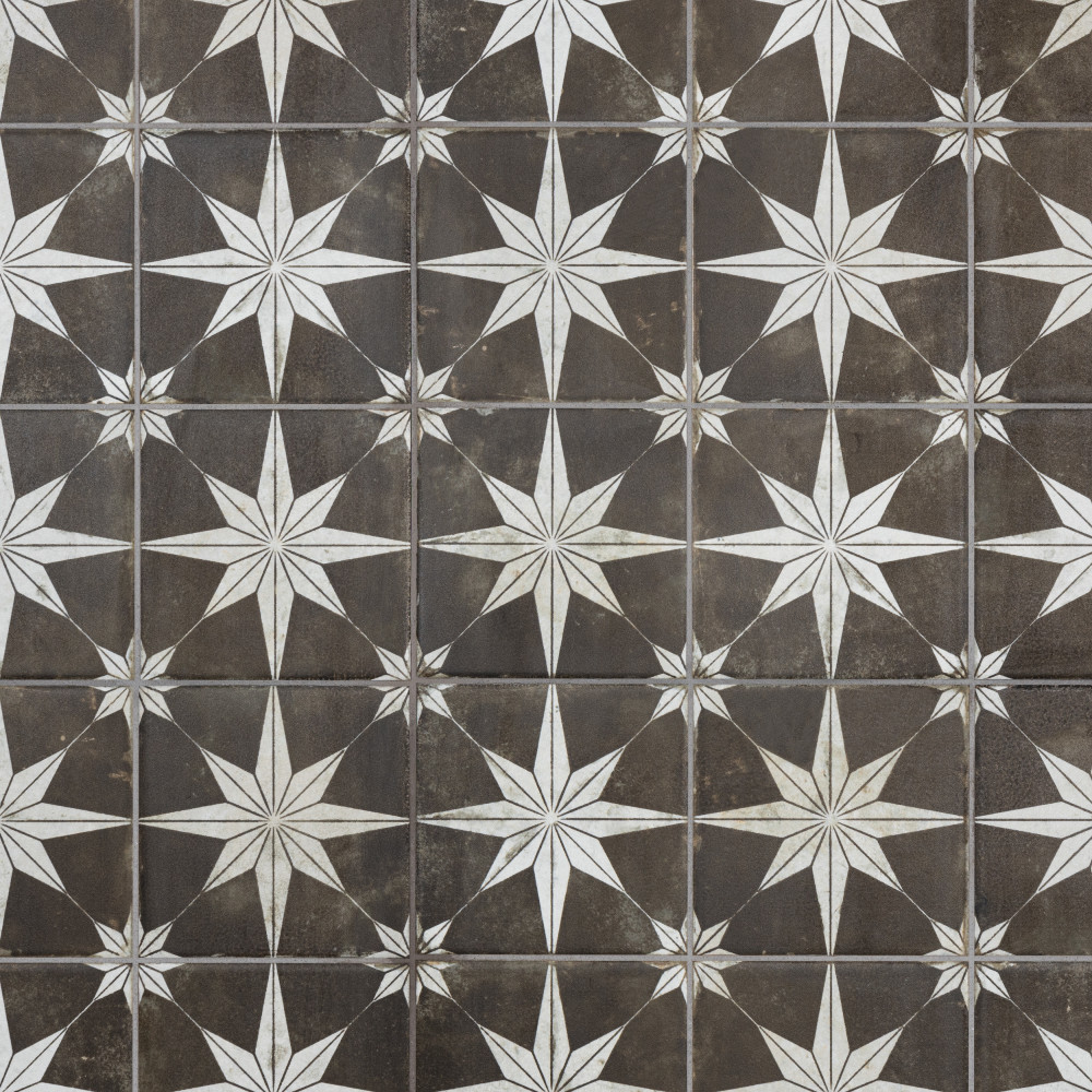 Harmonia Kings Star Night 13x13 Square Ceramic Floor and Wall Digital Pattern