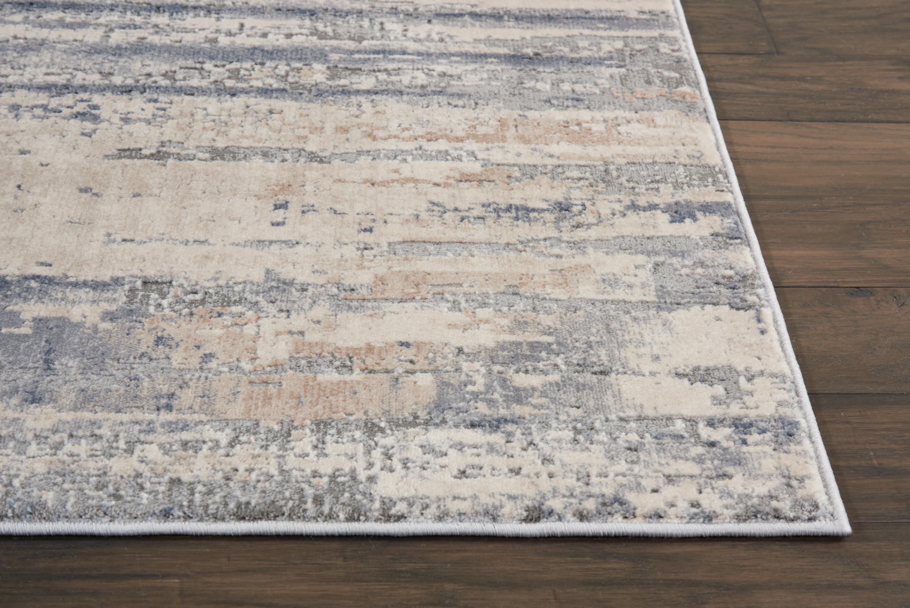 Nourison Rustic Textures 3'11" x 5'11" Beige Grey Modern Indoor Rug