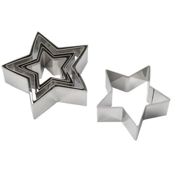 Star Assorted Sizes Cutters/Molds
