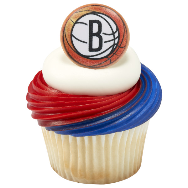 NBA Team Basketball Cupcake Rings