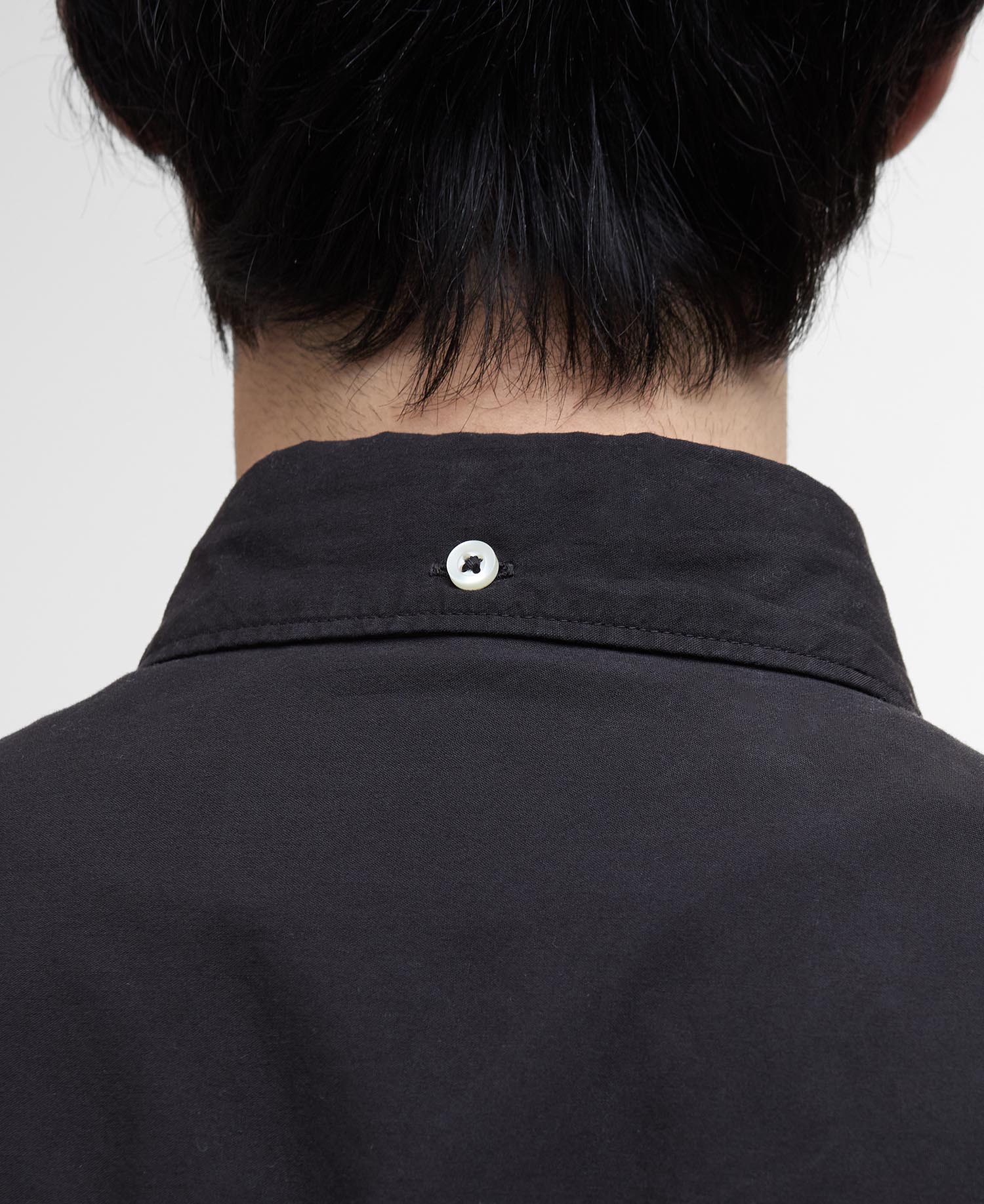 Camicia oversize in popeline tinto in capo image number 4