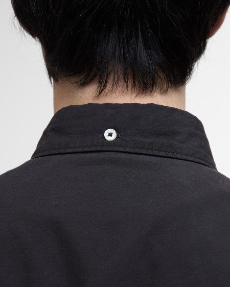 Camicia oversize in popeline tinto in capo
